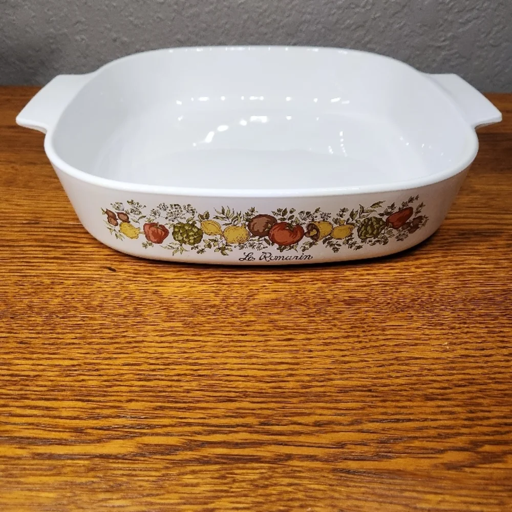 CorningWare Spice of Life Le Romarin casserole dish A-10-B - Picture 5 of 9